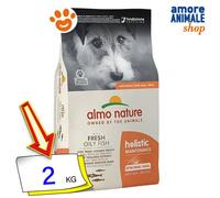 Almo Nature Perros Holístico Adulto Extra Pequeño/Pequeño Pescado Azul 2 Kg