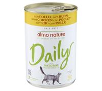 Almo Naturure - Alimentos Diarios para Gatos, 400 g, Grano Libre con Pollo, 24 Unidades