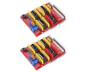 ALMOCN 2 unidades 3D impresora CNC Drive A4988 V3 grabador Drive Shield placa de expansión para Arduino 3D impresora