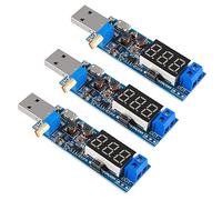 ALMOCN 3 unidades USB Buck Boost convertidor 3.5V-12V a 1.2V-24V DC-DC Step Up Step Down Módulo de fuente de alimentación regulador de voltaje 5V a 3.3V 9V 12V 18V 24V