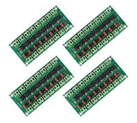 ALMOCN 4pcs 8CH Optoacoplador PC817 8 canales Placa de aislamiento de voltaje Convertidor módulo adaptador 3.6-30V controlador módulo aislado fotoeléctrico (8CH optoacoplador)