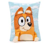 Almohada 3D Jay Franco Bluey Bingo - Almohada de peluche naranja s per suave - Mide 15 pulgadas