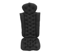 Almohada Acolchada Suave para Bañera, Almohada Ergonómica para Bañera con Base Antideslizante y Ventosa para Soporte de Cabeza, Cuello y Hombros (BLACK)