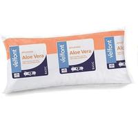 Almohada Aloe Vera Velfont de Fibra Neofill® Reciclada, Tacto Extrasuave, Firmeza Media-Alta, Transpirable e Higiénica (75 cm)
