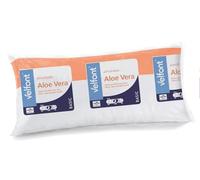 Almohada Aloe Vera Velfont de Fibra Neofill® Reciclada, Tacto Extrasuave, Firmeza Media-Alta, Transpirable e Higiénica (135 cm)