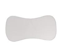 Babyline Almohada bebé Piqué Premium, Ayuda a Prevenir y Tratar la Plagiocefalia, Hipoalergénica, Transpirable y Desenfundable (2 Fundas Incluidas) (Piqué Blanco)