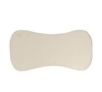 Babyline Almohada bebé Piqué Premium, Ayuda a Prevenir y Tratar la Plagiocefalia, Hipoalergénica, Transpirable y Desenfundable (2 Fundas Incluidas) (Piqué Arena)
