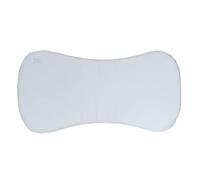 Babyline Almohada bebé Piqué Premium, Ayuda a Prevenir y Tratar la Plagiocefalia, Hipoalergénica, Transpirable y Desenfundable (2 Fundas Incluidas) (Piqué Celeste)