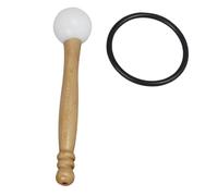 Almohada boca abajo 1 pieza Martillo de goma Cuenco tibetano Mazo Xilófono Tazón de música Mazo Tazón de afinación Herramienta Tazón de canto Palo Buda Tazón de sonido Striker Carillón tubular de m