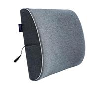 Almohada calefactora para espalda lumbar, almohada calefactora: almohada de apoyo para la espalda, cojín de asiento, soporte ergonómico para la espalda, almohada calefactora con enchufe USB, almohada