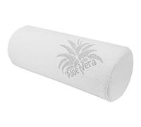 Almohada cervical (42 x 15 cm), con efecto memoria, funda extraíble, aloe vera, cojín sanitario