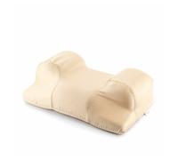 InnovaGoods® Almohada Cervical con Funda Satén, Almohada Funda de Satén refrescante con Cremallera, Ideal para el Cabello y la Piel, Antiarrugas. Beige