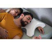 Almohada cervical con soporte ergonómico de InnovaGoods: Almohada de nube 3D antiarrugas