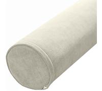 Almohada cervical de espuma viscoelástica para dormir, soporte de cuello, alivio de espalda, piernas, ideal para yoga, color: beige, tamaño: 10 x 30 cm