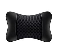 Almohada Cervical Elástica Transpirable Para Reposacabezas Coche 30x19x11cm Coche Cuero Algodón PP Almohada Cojín Reposapiés Para Cabeza Apoyar Cuello Asientos De Coches Conducción Viajes