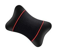 Almohada Cervical Elástica Transpirable Para Reposacabezas Coche 30x19x11cm Coche Cuero Algodón PP Almohada Cojín Reposapiés Para Cabeza Apoyar Cuello Asientos De Coches Conducción Viajes