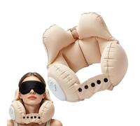 Almohada cervical hinchable para viajes - Avión - Cojín ergonómico | Cojín de viaje de PVC Diseño Plegable 25 cm Tamaño Coche Viaje por Carretera Camping Backpacking Tomar el sol Lactancia Ayuda a