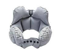 Almohada cervical hinchable para viajes - Avión - Cojín ergonómico | Cojín de viaje de PVC Diseño Plegable 25 cm Tamaño Coche Viaje por Carretera Camping Backpacking Tomar el sol Lactancia Ayuda a