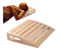 Almohada Cervical Para Sauna - Reposacabezas De Madera De 25 Cm, Cojín De Relajación Hecho A Mano, Función De Transpirabilidad Óptima, Soporte Para Hammam | Reposacabezas Ergonómico Para Adolescencia
