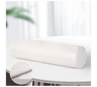 Almohada cilíndrica para cuello y cabeza de 19.6 x 28 pulgadas, cojín de apoyo para cama, sofá, yoga y cuello uterino, cojín redondo de protección para reposabrazos para mesita de noche