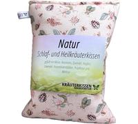 Almohada Cojín de Hierbas Naturales para Dormir, 25 x 20 cm, Relleno con 8 Hierbas Medicinales Diferentes, Ayuda para Dormir, Diseño de Sol, Luna y Estrellas