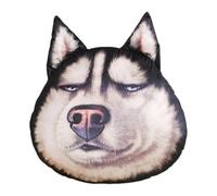 Almohada Con Forma De Perro De Peluche | Cojín Suave Con Cabeza De Husky Para Cama,Almohada de Animal de Peluche - Para Oficina Apartamento Hotel Dormitorio Universitario Casa Campo Coche Salón