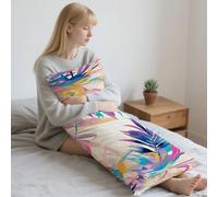 Almohada Corporal Planta Funda Cojin 40x145cm Almohada para el Embarazo y la Maternidad, Almohadas para Dormir de Lado Hoja Almohadas Funda de Cojines Grandes Cushion Covers, Cama de Dormitorio LYD274