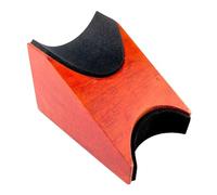 Almohada de apoyo para el cuello de guitarra, herramienta Luthier para violines, guitarras, bajos, ukeleles, 2 opciones de altura, 9,5 x 6,6 x 6,2 cm, color rojo