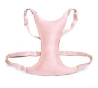 Almohada de apoyo para el pecho para prevenir la flacidez y las estrías, cojín suave de algodón PP para dormir y recuperarse, ayuda de belleza, color plateado (rosa)