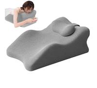 Almohada de Apoyo para piernas, Almohada de cuña de Rodilla, cuña de Cama de Apoyo portátil, Soporte de Tobillo para elevación, la Comodidad de la Rodilla para Descansar y Leer