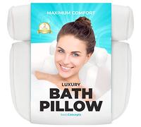 Almohada de baño, cojín de baño (ventosas potentes), para Cuello y Espalda, cojín de SPA (Malla 3D Transpirable), Almohada de Jacuzzi (Cabeza