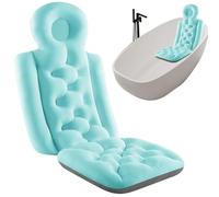 Almohada de baño de cuerpo completo para bañera, almohada de bañera | Alfombrilla de cuerpo completo | Almohadas de baño para bañera | Cojín ergonómico para reposacabezas | Cojín de bañera | Cojín de