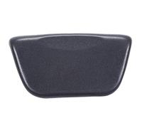 Almohada de baño de piel sintética, cojín de spa ergonómico para la cabeza y el cuello, para el hogar, jacuzzi, accesorios para el hogar, color negro