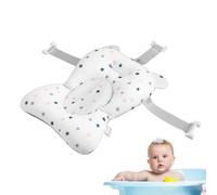 Almohada De Baño Para Bebés, Alfombra De Soporte De Cojín De Bañera No Deslizante Plegable, Elementos Esenciales De Los Recién Nacidos Con Hebillas Y 3 Cinturones De Seguridad, Para Viajar A Casa De A