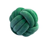 Almohada de bola anudada, Almohada de bolas anudadas Multicolor 20x20cm 28x28cm(Dark Green,20x20cm)