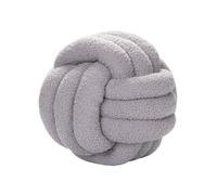 Almohada de bola anudada, Almohada de bolas anudadas tejidas a mano Multicolor Diámetro (22-35) cm(Light Gray,Diameter 35cm)
