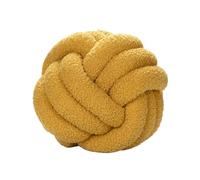 Almohada de bola anudada, Almohada de bolas anudadas tejidas a mano Multicolor Diámetro (22-35) cm(Yellow,Diameter 22cm)