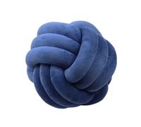 Almohada de bola anudada, Knot Pillow Cojín anudado tejido a mano, multicolor, varios tamaños(Royal Blue,20x20cm)