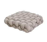 Almohada de bola de nudo, cojín sensorial de terciopelo suave para decoración del hogar, almohada redonda hecha a mano para sofá, cama, oficina, lectura