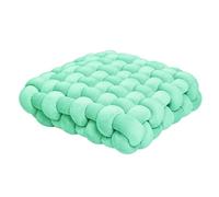 Almohada de bola de nudo, cojín sensorial de terciopelo suave para decoración del hogar, almohada redonda hecha a mano para sofá, cama, oficina, lectura