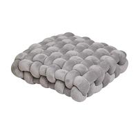 Almohada de bola de nudo, cojín sensorial de terciopelo suave para decoración del hogar, almohada redonda hecha a mano para sofá, cama, oficina, lectura