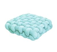 Almohada de bola de nudo, cojín sensorial de terciopelo suave para decoración del hogar, almohada redonda hecha a mano para sofá, cama, oficina, lectura