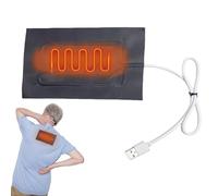 Almohada de calentamiento eléctrico - Almohada de calentamiento de recareo USB 5 V, tapete de calentamiento suave | Cojín de alivio del dolor para la columna lumbar, el abdomen, el cuello, la protecci