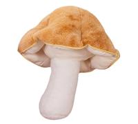 Almohada de champiñones 12.6x7.9 Pulgadas 3D Cuerpo de Hongos Almohada de marrón Suave y Transpirable para el sofá doméstico Decoración de Lectura de automóviles, Lanzamiento