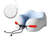 Almohada de Cuello - Cushion ergonómico de Soporte Cervical | Remolidable reposacabezas de Viajes en Forma de U, Ideal para Aviones para Dormir, tripulación, Siesta, el del Paseo en el automóvi