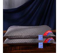 Almohada de cuello suave con relleno de trigo sarraceno - Almohada de lujo transpirable para cama de 74 x 48 cm Hotel Home Standard - Almohadas hipoalergénicas y de fácil cuidado