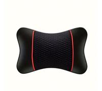 Almohada de Cuero PU para Reposacabezas de Auto, Malla Transpirable, Cojín y para Asiento, Accesorios y Decoraciones para Automóvil