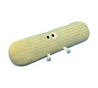 Almohada de Cuerpo Largo,Almohada Larga para Cama | Linda Almohada de Abrazo a Rayas para Adultos 35.43 Pulgadas,Almohada y cómoda para quienes Duermen de Lado, cojín Lumbar con Funda extraíble