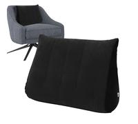 Almohada de cuña - 46 x 30 cm, cojín lumbar, ligero y portátil, posicionador corporal para elevación de piernas, dormir, playa, escuela, yoga, coche, hogar, soporte de rodilla para reflujo ácido