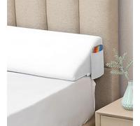 Almohada de cuña de cama para cabecero, relleno de huecos de colchón triangular (cierre de 6 pulgadas), deja de perder almohadas, teléfonos y gafas, cómodo relleno de espacio de cama (152 x 25 x 15 cm